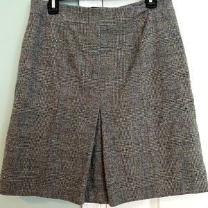Grey / blue wool skirt
